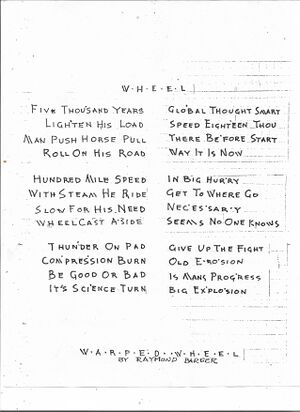 Raymond Barger, Warped Wheel.jpg