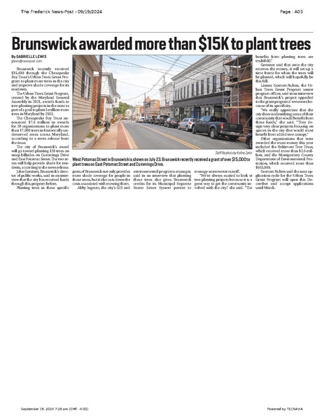 File:Brunswick awarded $15,000 to plant trees.pdf