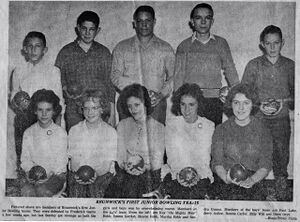 Junior Bowling Team - circa 1961.jpg