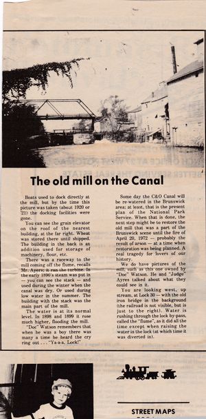 Riverfest- 1977 The old mill on the canal.jpg