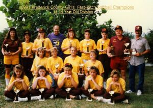 Frederick County Girl's Fast-Pitch Softball Champions 1991.jpg