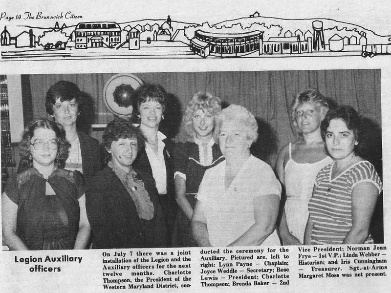 File:American Legion 1983 Auxillary Officers from The Brunswick Citizen, Vol 10, No 29, July 21, 1983.jpg