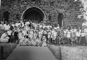 Grace Episcopal Church Vacation Bible School class of 1956.jpg