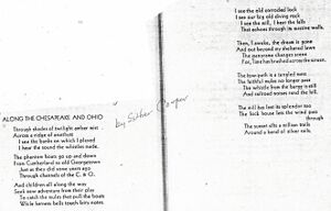 Poem, Along The Chesapeake and Ohio by Esther Cooper.jpg