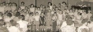 First Methodist Church, Bible School Family Night Assembly 1959.jpg