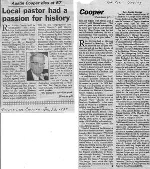 Rev Herbert Austin Cooper, Distinguished Citizen 1983 (6).jpg