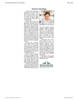 Donna Cummings, FrederickNewsPost, 2026.01.20.pdf