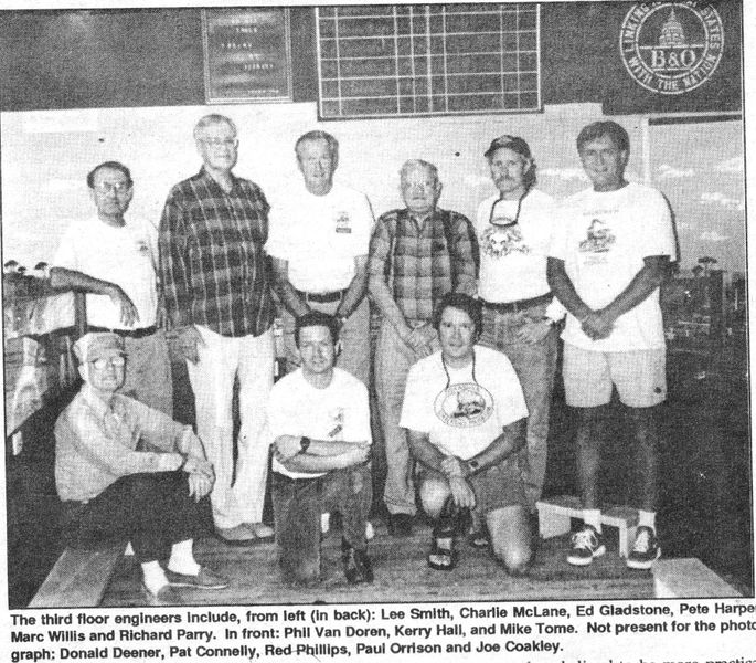 File:Third Floor Engineers never lost their love of trains from an article in the Brunswick Citizen (circa 1996).jpg