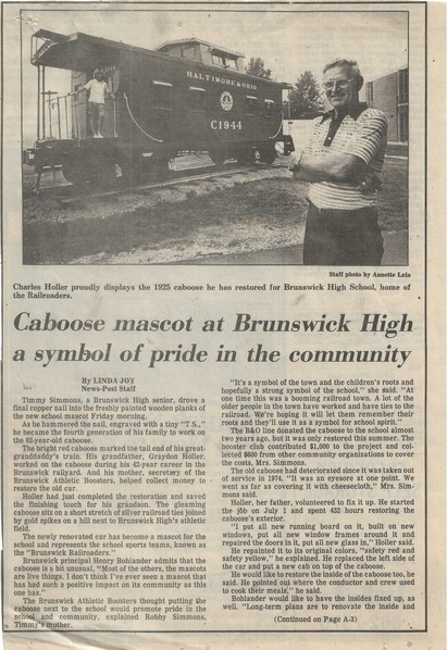 File:Caboose Mascot from The Frederick News-Post, August 29, 1987.pdf