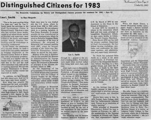Lee Lewis Smith, Distinguished Citizen 1983 (3).jpg