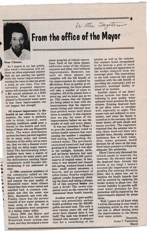 Mayor Susan Fauntleroy, System Report after 1986 Water.jpg