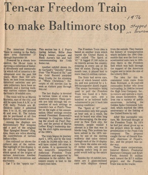 Freedom Train to Make Baltimore Stop 1976.pdf