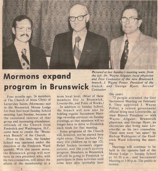 File:Wayne Allgaier, J. Wayne Potter, George Hyatt, The Brunswick Citizen, Vol 3, No 6, February 12, 1976.jpg