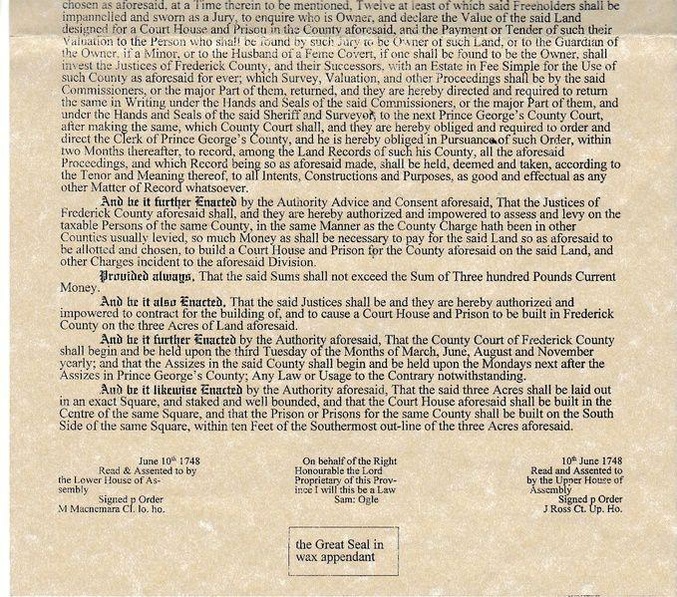 File:Frederick County Creation Act 1748.pdf