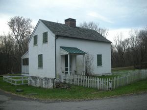 Canal - Lockhouse at Lock 29, Lander.jpg
