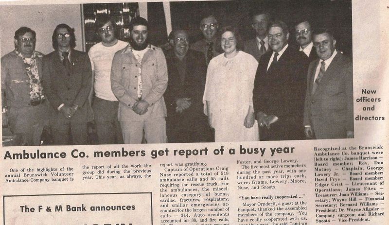 File:Ambulance Company 1977 Officers and directors from The Brunswick Citizen, Vol 4, No 2, January 13, 1977.jpg