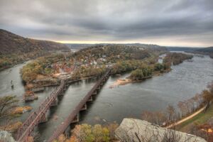 Maryland Heights Panoramic view of Harpers Ferry, 2010.jpg