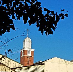 New Hope Methodist Church Steeple, November 3, 2091.jpg