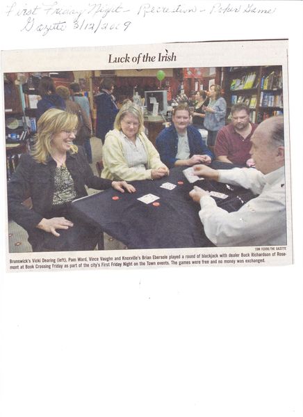 File:Book Crossing, Blackjack on First Friday from The Gazette, March 12, 2009 .jpg