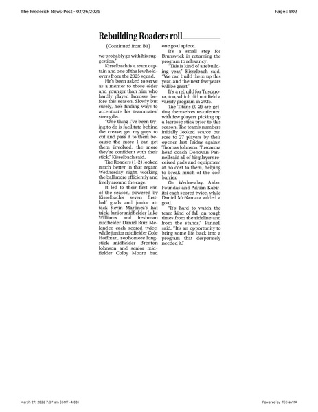 File:BHS lacrosse team, FrederickNewsPost, 2026.03.26.pdf
