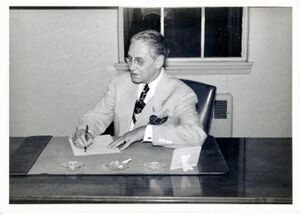 Mayor Cummings at his desk.jpg
