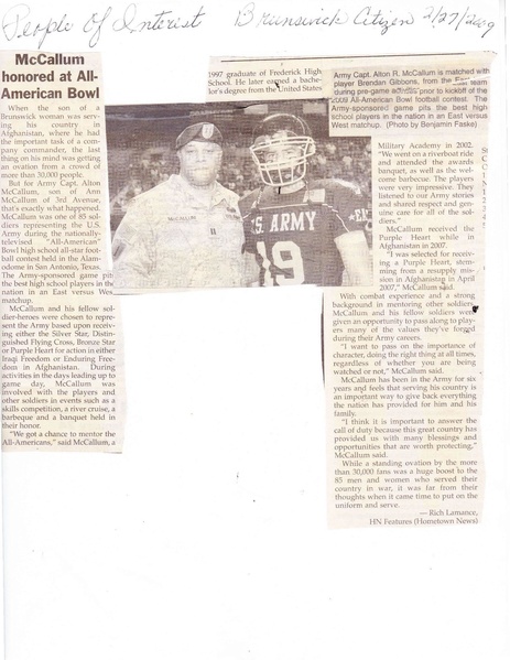 File:Alton McCallum, All-American Bowl from The Brunswick Citizen, February 27, 2009.pdf