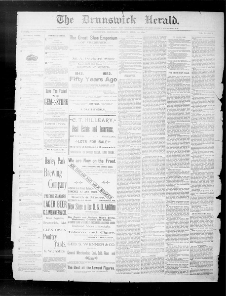 File:The Brunswick Herald Vol. 2 No. 8, April 22, 1892.pdf