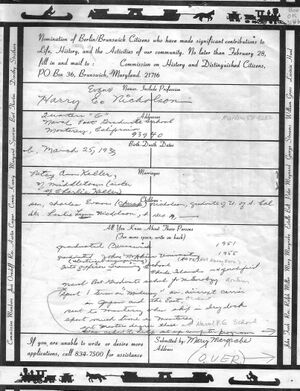 Harry Evans Nicholson, Distinguished Citizen 1983 (2).jpg