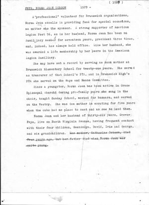 Norma Jean (Dobson) Frye, Distinguished Citizen 1984 .jpg