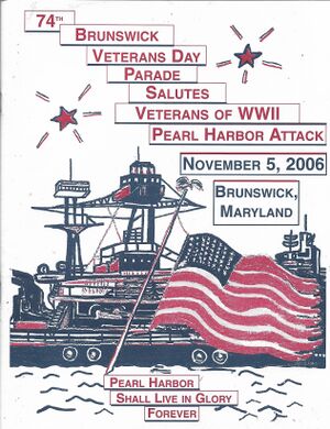 Veteran's Day Parade 2006 Program November 5, 2006.jpg