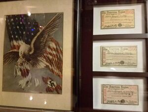 American Legion 2018, Joseph Weltz Membership Cards.jpg