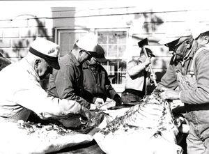 Country butchering Maurice Smith, Edgar Virts, Harold Zecker.jpg