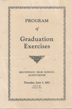 Class of 1951 Graduation Program, June 7, 1951.pdf