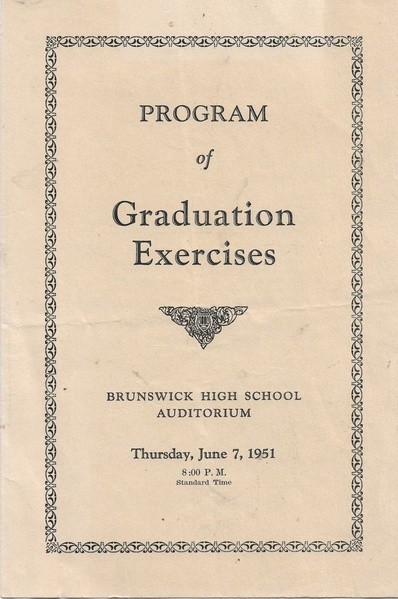 File:Class of 1951 Graduation Program, June 7, 1951.pdf