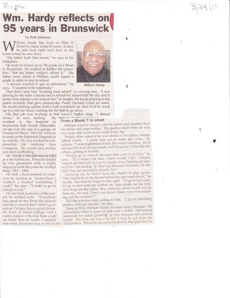 File:William Hardy, 95 Years in Brunswick from The Brunswick Citizen, March 4, 2011.pdf