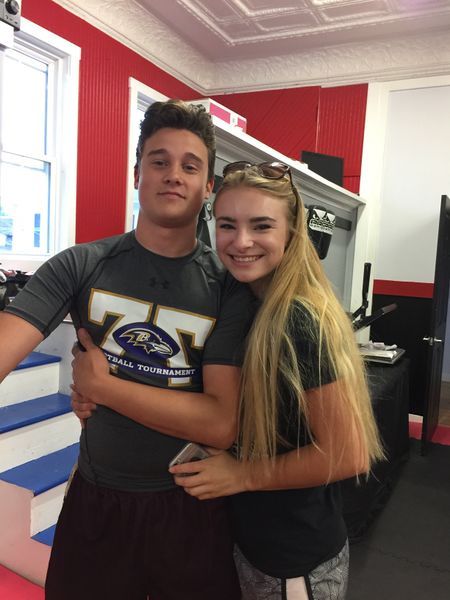 File:Blake Carey, 16 years ol, of Brunswick and Renea Rupp, 18 years old, of Lovettsville, VA. Photo from Carolyn Mansfield 2017.jpg