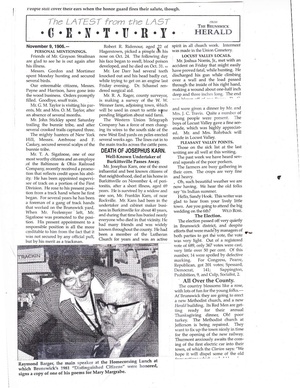 Last CenturyNovember 9, 1906 from The Brunswick Herald.pdf