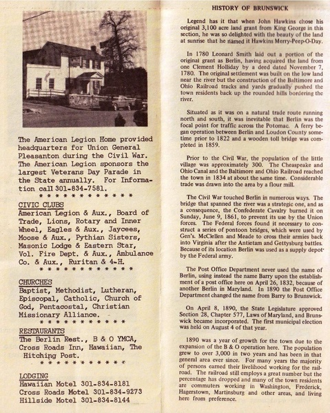 File:Brunswick Maryland Brochure, Home of the Iron Horse.pdf