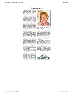 Katherine Swire, FrederickNewsPost, 2026.02.11.pdf