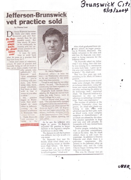 File:Jefferson - Brunswick Veterinary from The Brunswick Citizen, May 13, 2004 (1).pdf