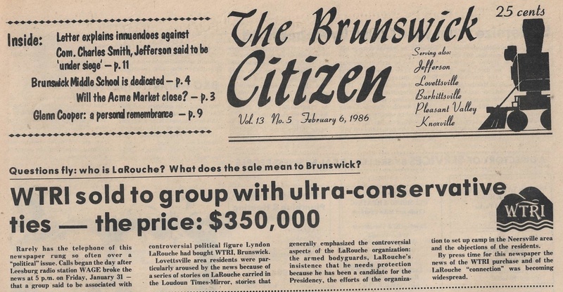 File:WTRI Sold from The Brunswick Citizen, February 6, 1986.pdf