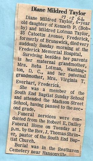 Diane Mildred Taylor Obituary 1967.jpg