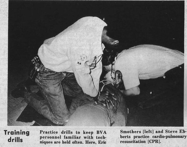 File:Ambulance Company 2018 Training Drill from The Brunswick Citizen, Vol 9, No 15, April 15, 1982.jpg