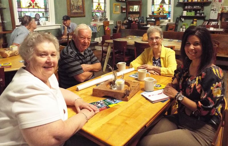 File:Brunswick Business Breakfast, (L to R) Shirley Shores, Norm and Karen Cornelius, Nancy Kelly, September 15, 2016.JPG