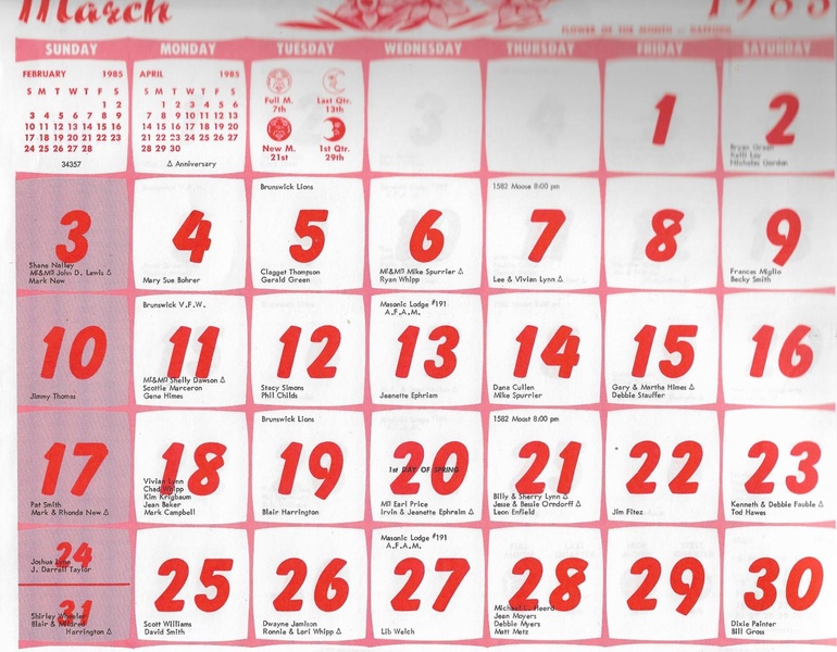 File:Lions Club 1985 Community Birthday Calendar.pdf