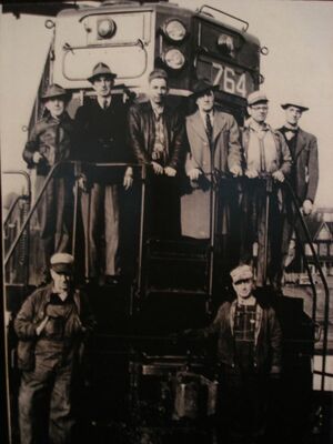 First 6-truck diesel arrives in Brunswick - 1959.jpg