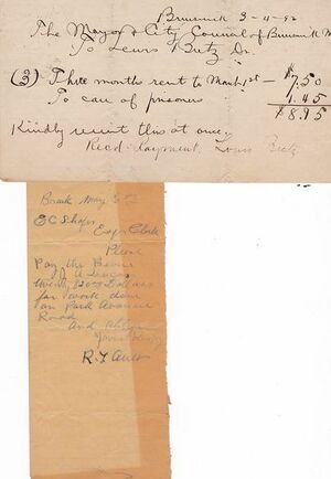 City Business, Bill for Rent 1892.jpg