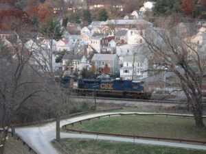 West end of Brunswick from the bridge, November 2007.jpg