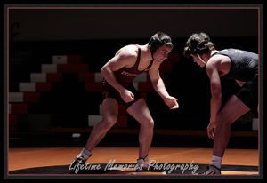 Wrestling 2017, Brady Kerns ready for the match.jpg