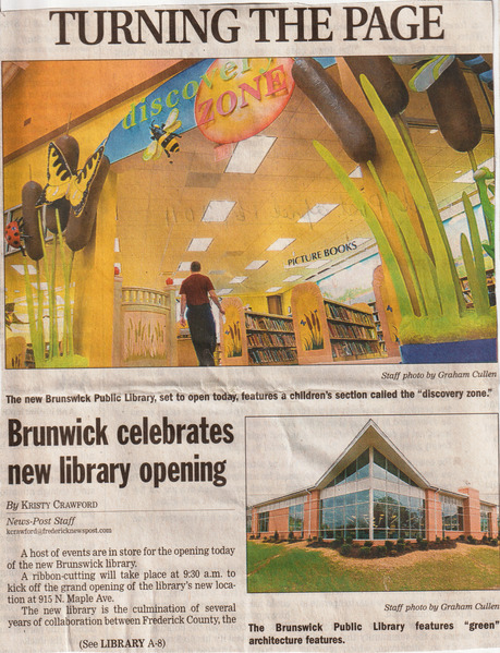 File:Library 2011 Celebrates New Library Opening from the Frederick News Post, April 16, 2011 (1).tif